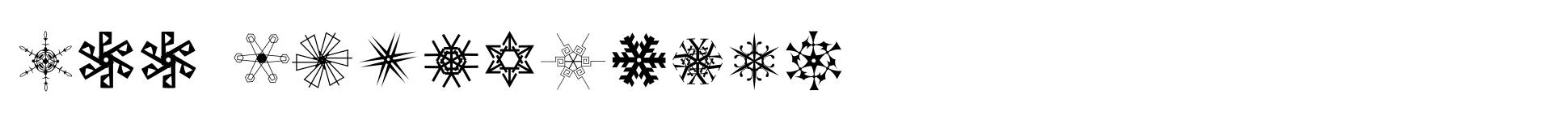 P22 Snowflakes